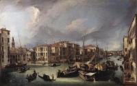 Canaletto - The Grand Canal with the Rialto Bridge in the Background